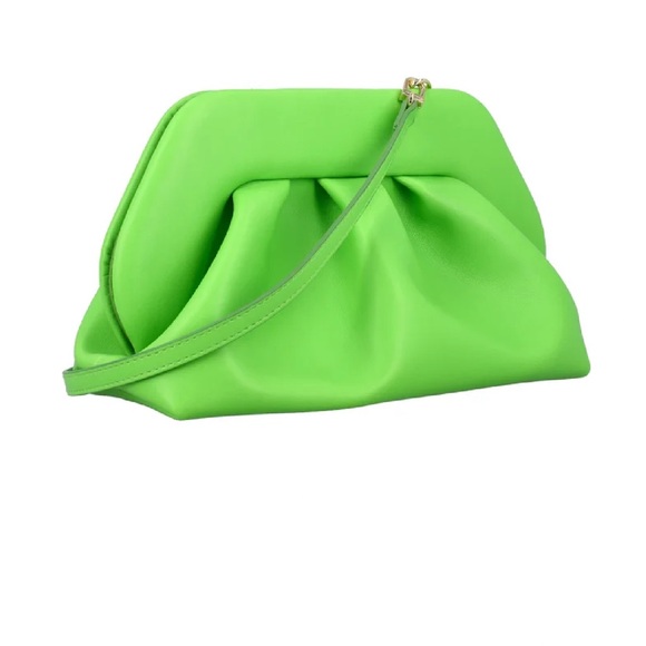 The Moire bag. Tia Ruched clutch 100% artificial leather. - Picture 2 of 9